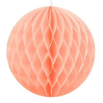 1 Wabenball XXXL - Ø 40cm - Hellpfirsich