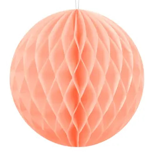 1 Wabenball XXXL - Ø 40cm - Hellpfirsich