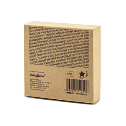 50 Holzkonfetti - Sterne