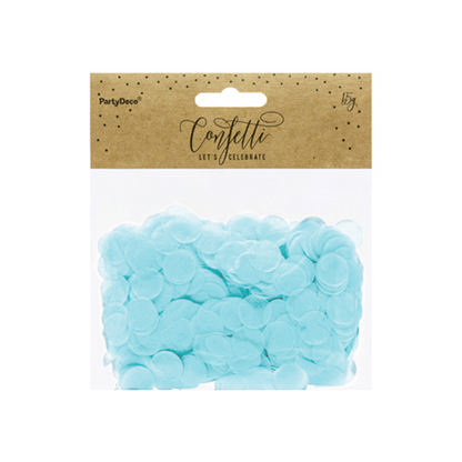 15g Papierkonfetti - Hellblau