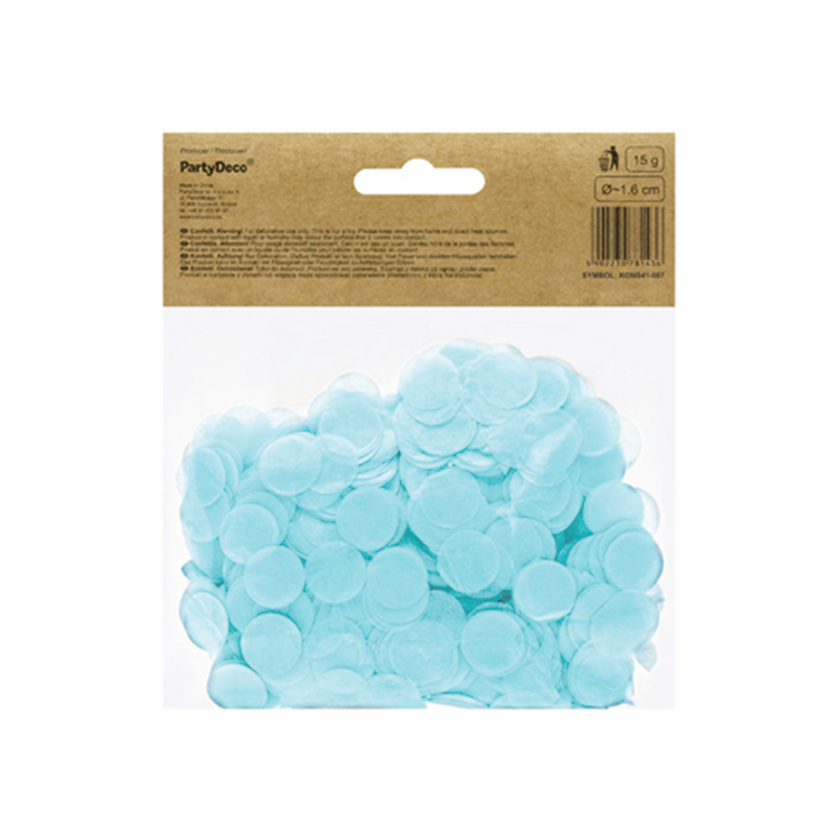 15g Papierkonfetti - Hellblau