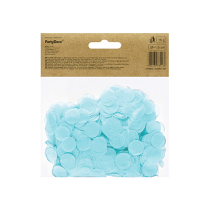 15g Papierkonfetti - Hellblau