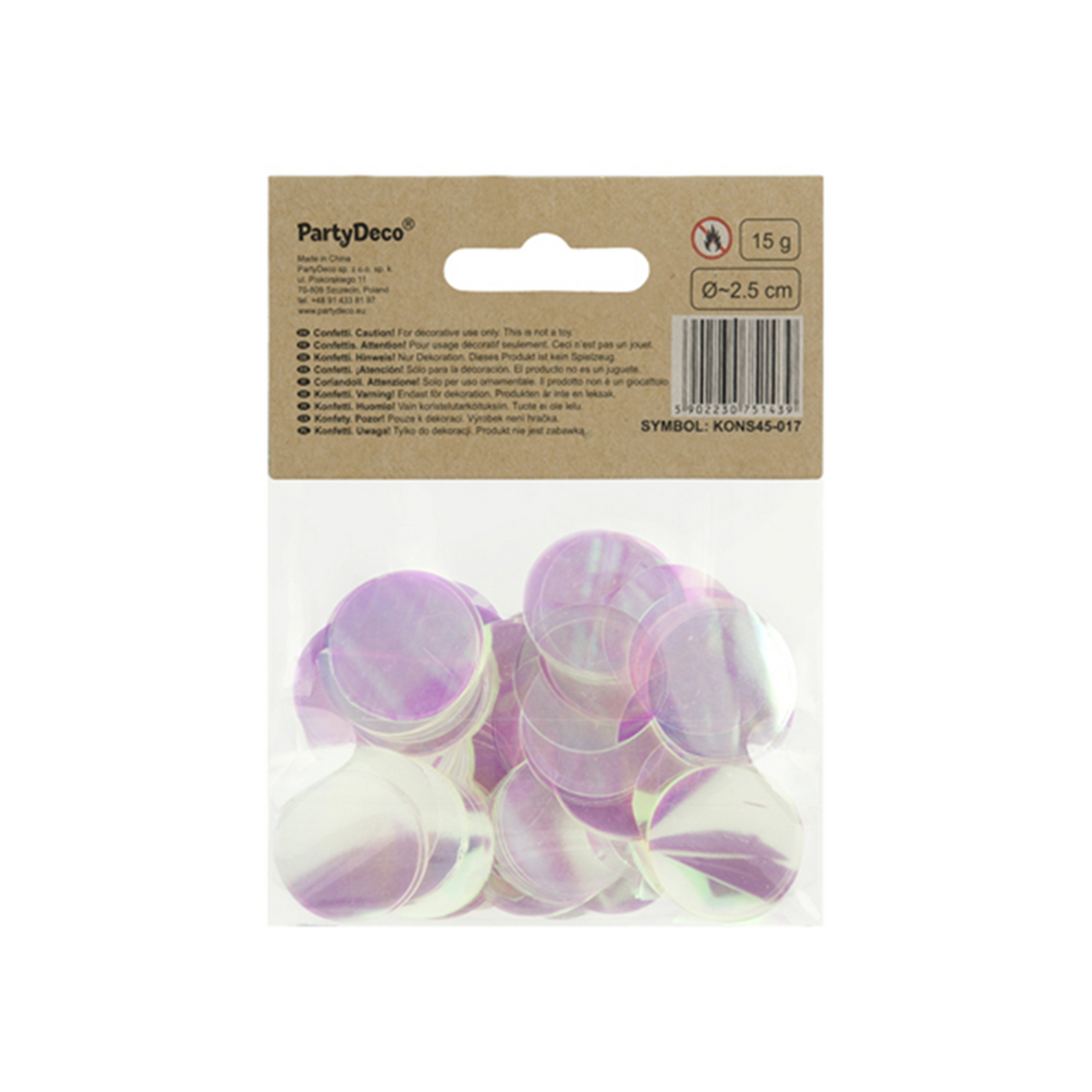 15g Folienkonfetti - Iridescent