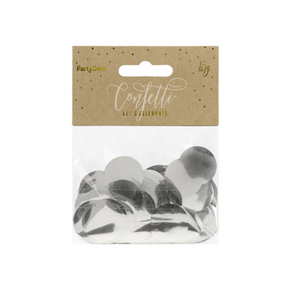 15g Folienkonfetti - Silber