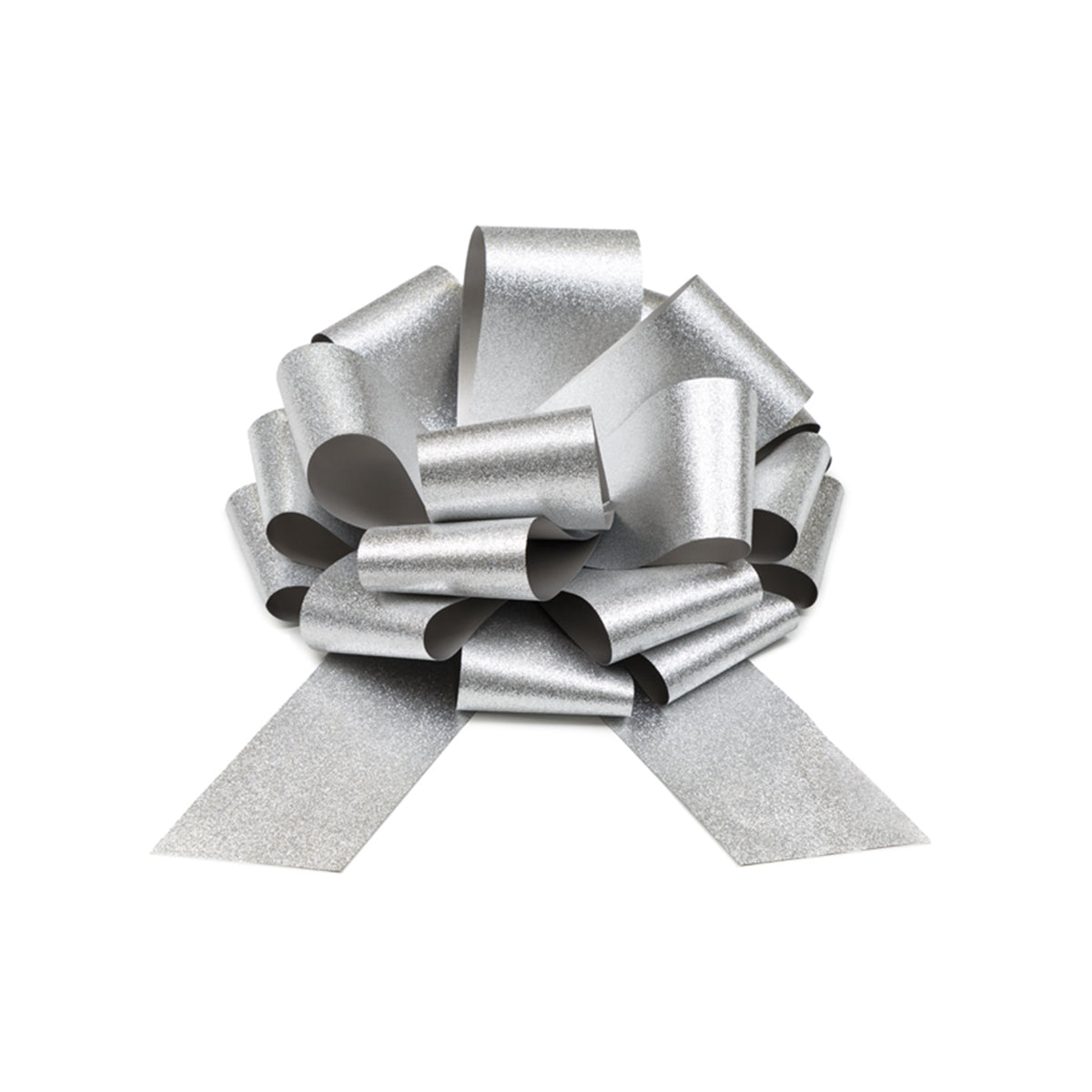 1 Dekoschleife XL - DIY - Silber