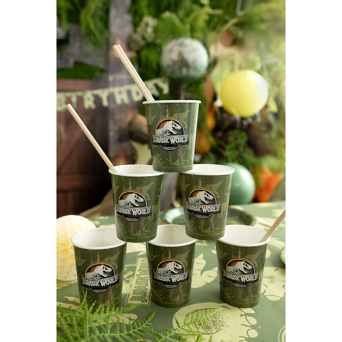 6 Papierbecher - Jurassic World