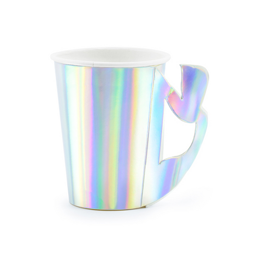 6 Pappbecher Trend - 220ml - Mermaid