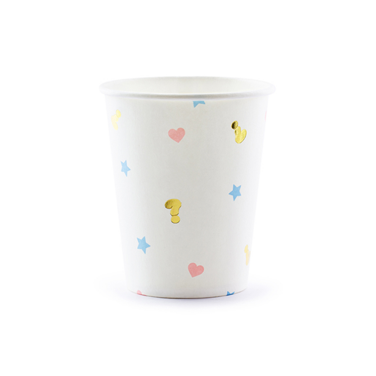 6 Pappbecher Trend - 200ml - Boy or Girl
