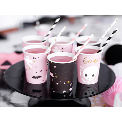 6 Pappbecher Trend - 220ml - Boo