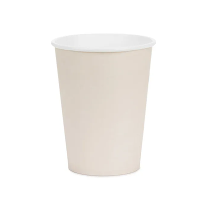 6 Pappbecher  - Beige  - 250ml