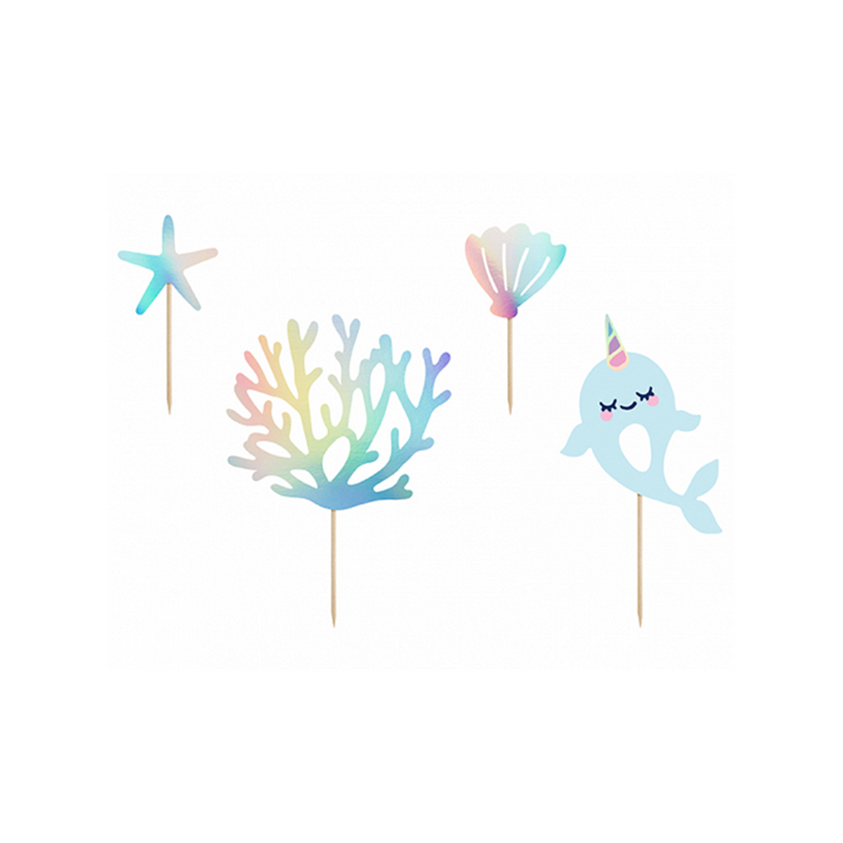 4 Cake Topper - Narwhal