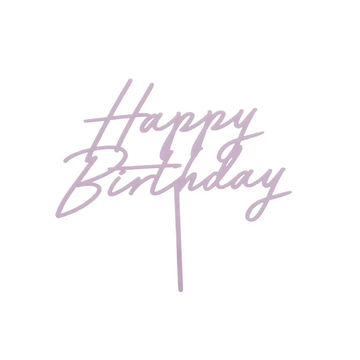 1 Acryl Cake Topper - Happy Birthday Lila