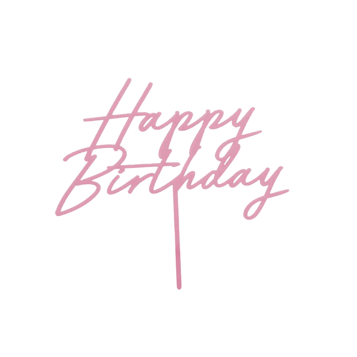 1 Acryl Cake Topper - Happy Birthday Rosa