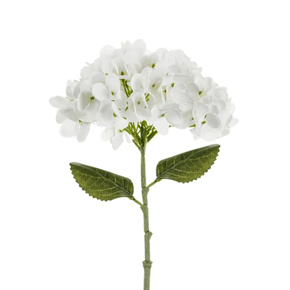 1 Künstliche Blume - Hortensie - 35 cm - Weiß