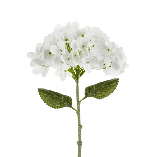 1 Künstliche Blume - Hortensie - 35 cm - Weiß