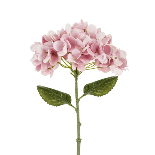 1 Künstliche Blume - Hortensie - 35 cm - Hellrosa