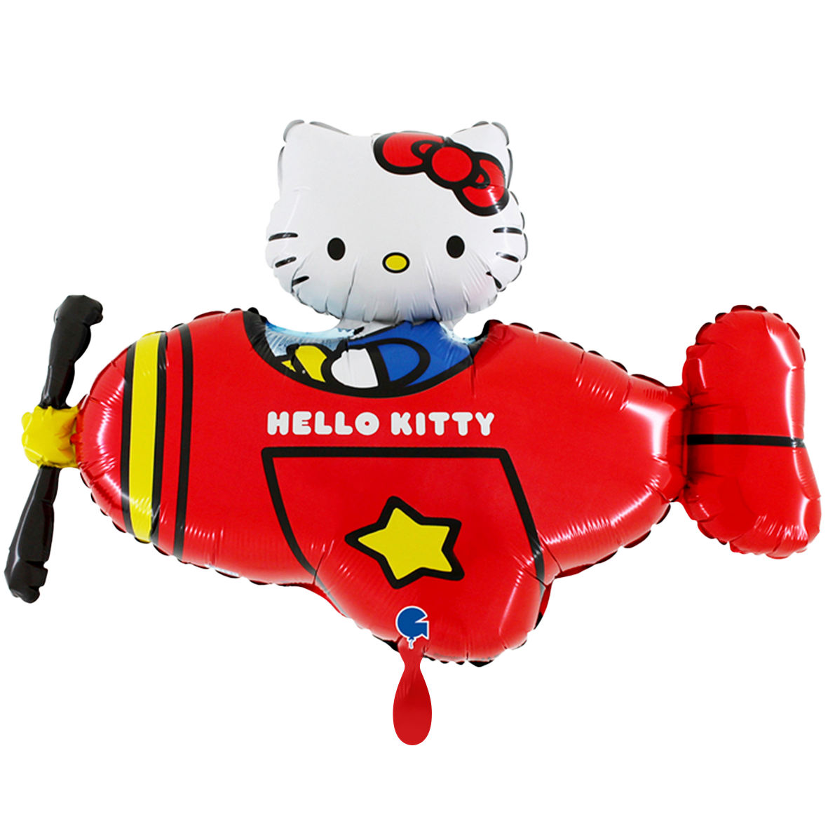 1 Balloon XXL - Hello Kitty Airplane Red