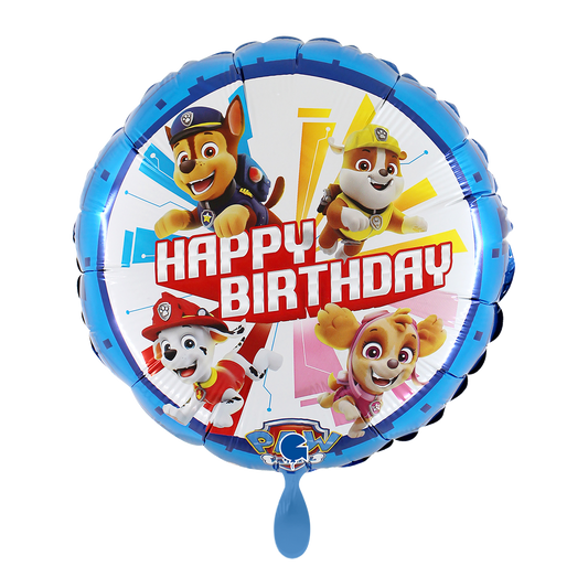1 Balloon - Paw Patrol - Happy Birthday