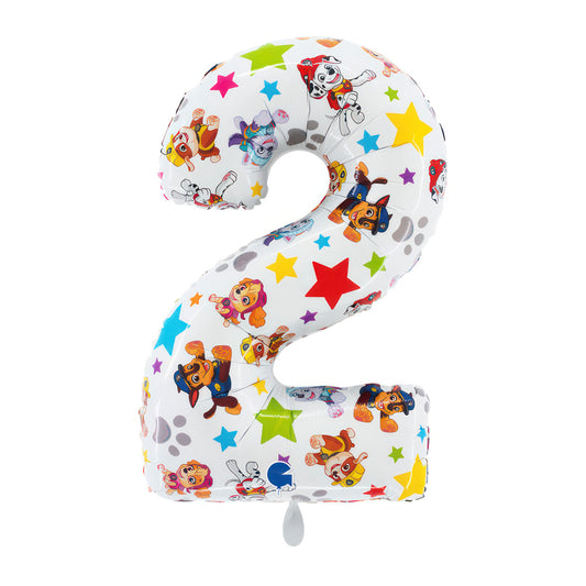 1 Balloon XL - Paw Patrol - Number Two