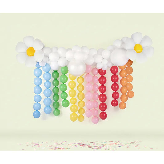 20 Girlandenballons - Ø 28cm - Pastel Mandarin Orange