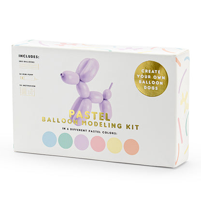 1 Ballonset - Modellierballons - Pastel