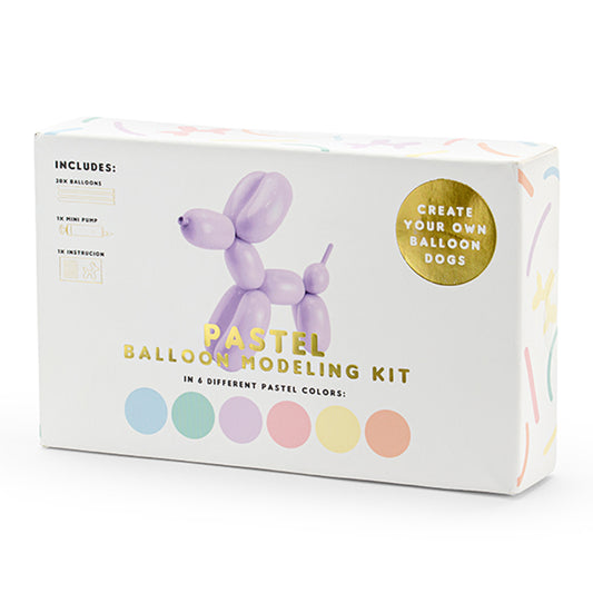 1 Ballonset - Modellierballons - Pastel