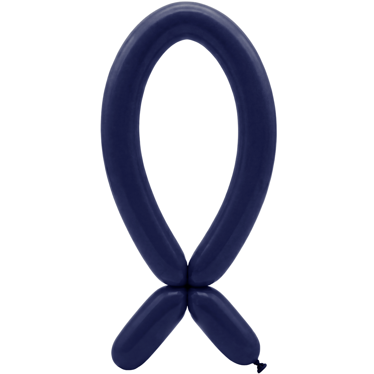 50 Modelling Balloons - Nozzle up - 5x152cm -  Navy Blue