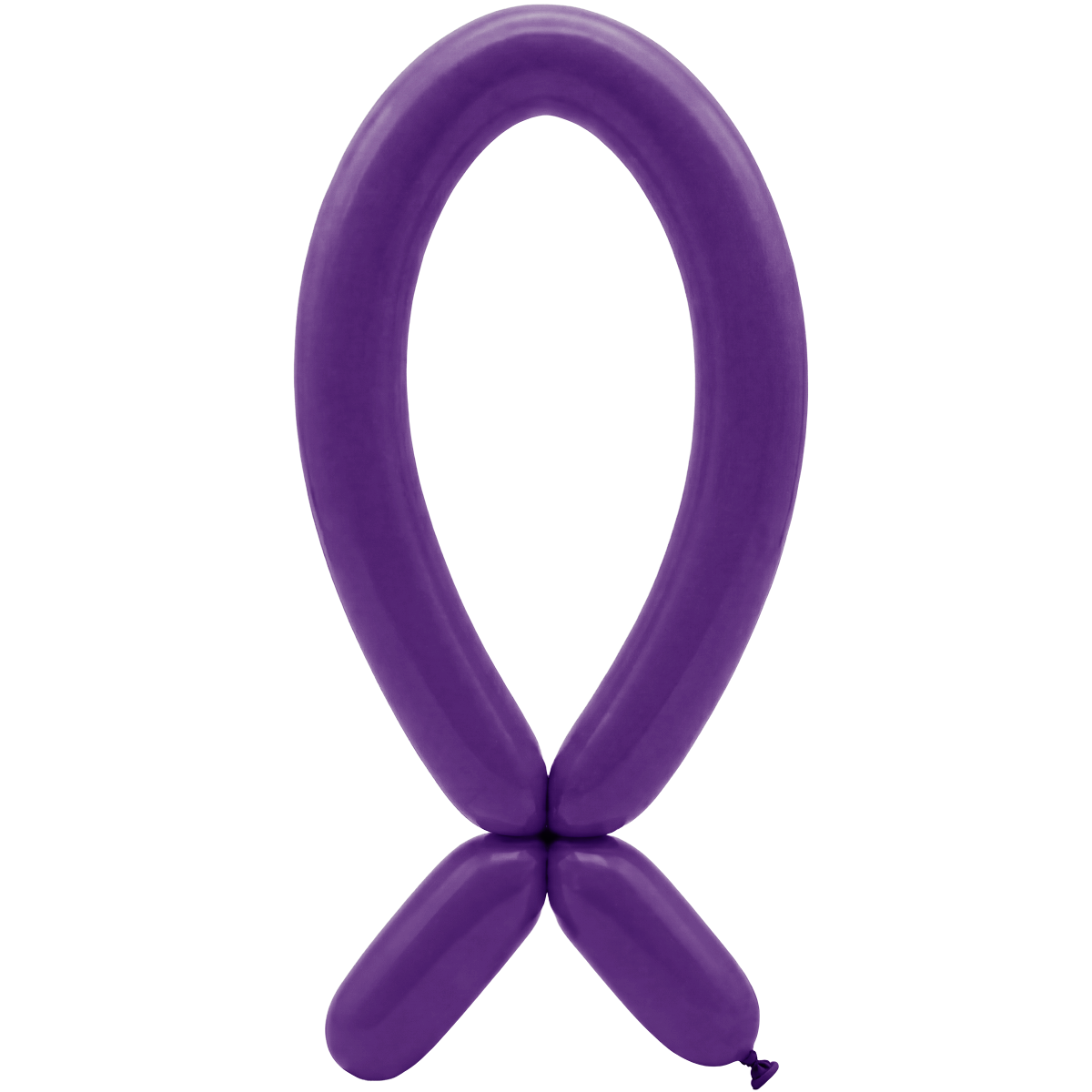 50 Modelling Balloons - Nozzle up - 5x152cm -  Violet