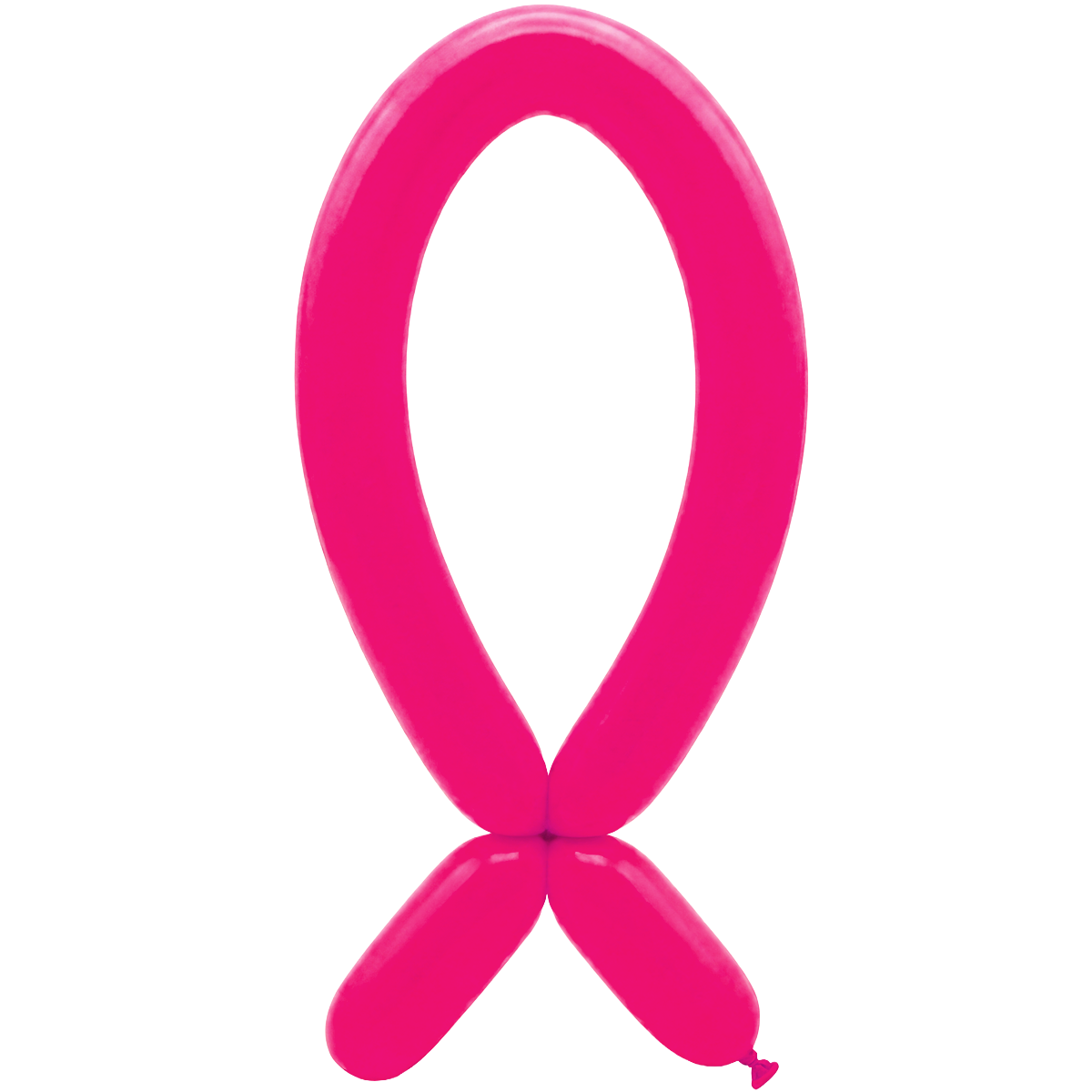 50 Modelling Balloons - Nozzle up - 5x152cm -  Neon Fuchsia