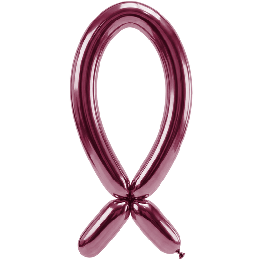 50 Modelling Balloons - Nozzle up - 5x152cm -  Reflex Fuchsia