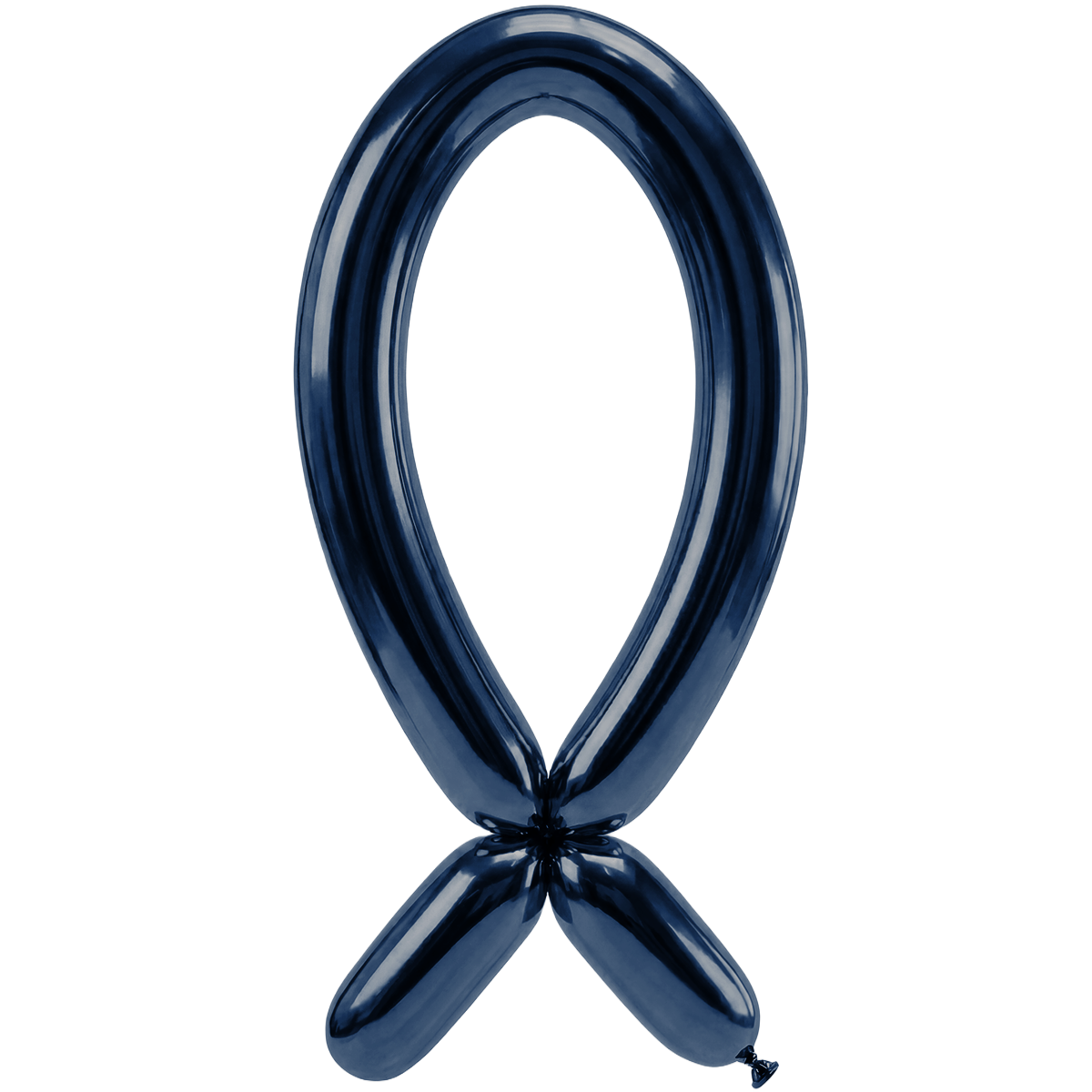 50 Modelling Balloons - Nozzle up - 5x152cm -  Reflex Galaxy Blue