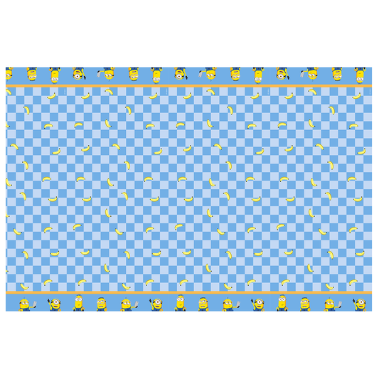 1 Papier-Tischdecke - Minions