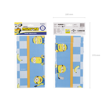 1 Papier-Tischdecke - Minions