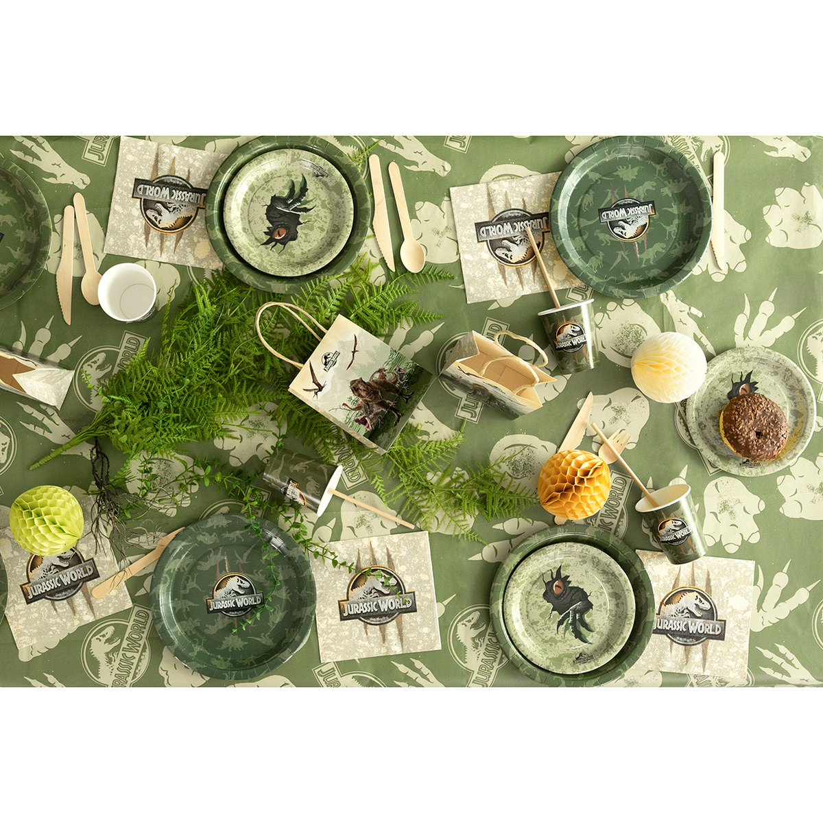 1 Papier-Tischdecke - Jurassic World