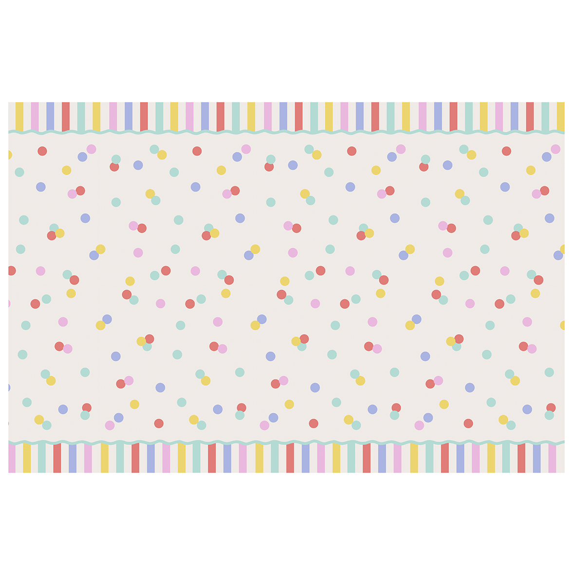 1 Tischdecke - Confetti