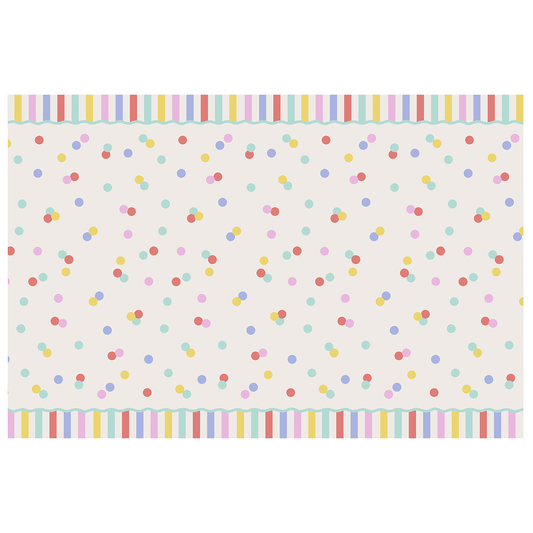 1 Tischdecke - Confetti