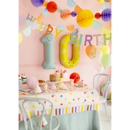1 Tischdecke - Confetti
