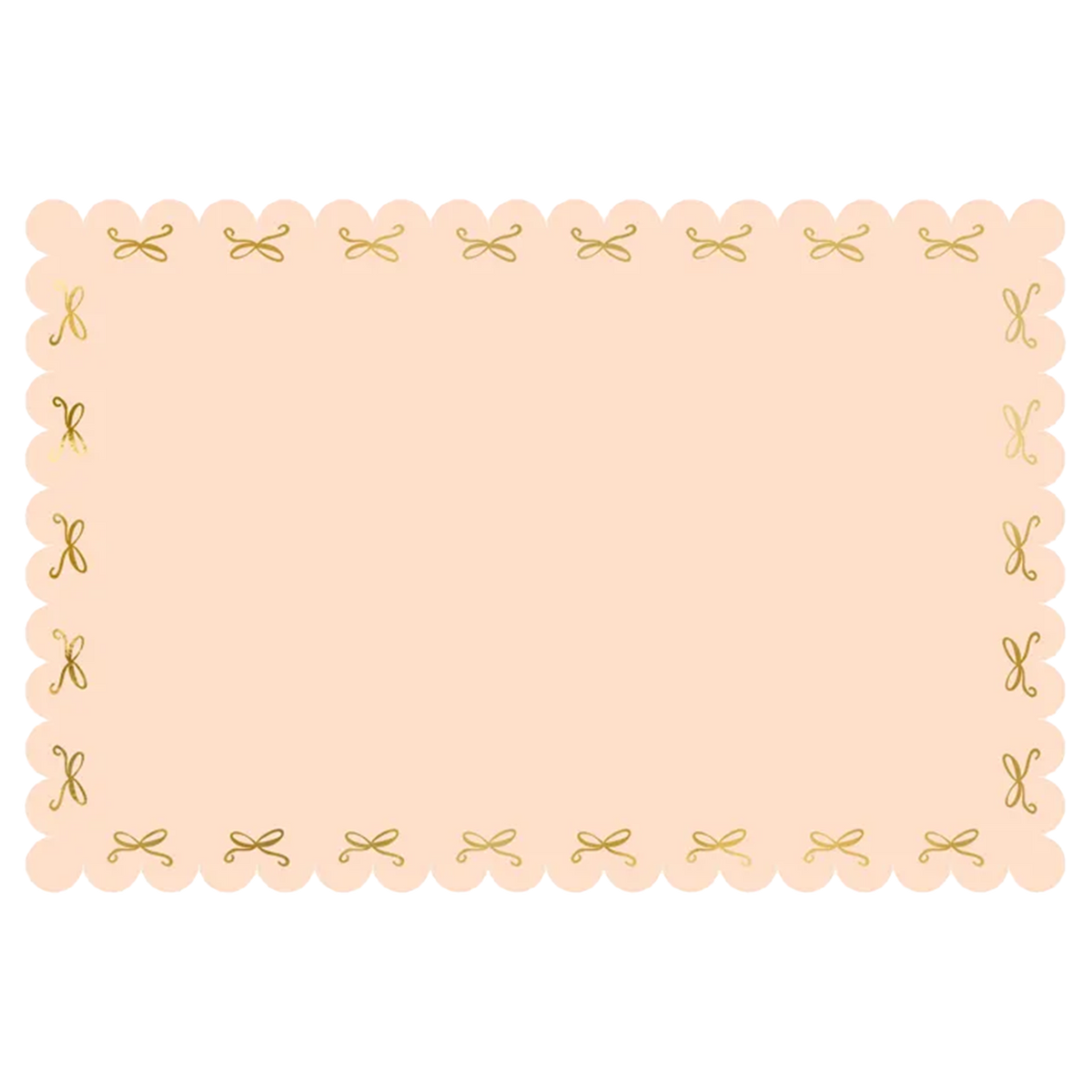 1 Papiertischdecke - Pink Bows