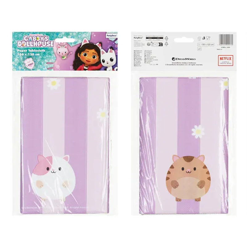 1 Papiertischdecke - Gabby's Dollhouse Papiertischdecke, Mix