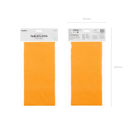 1 Tischdecke -  Hellorange