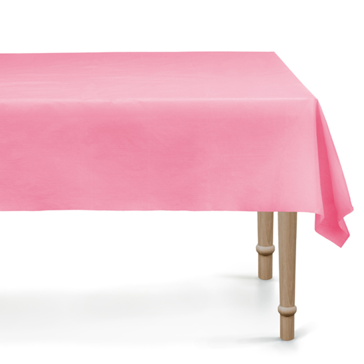 1 Tischdecke - Dunkelrosa