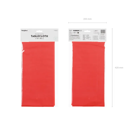 1 Tischdecke - Rot