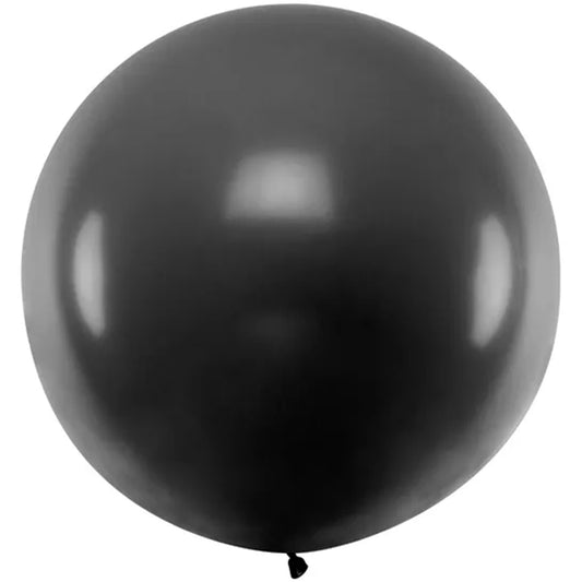 1 Riesenballon - Ø 1m - Schwarz