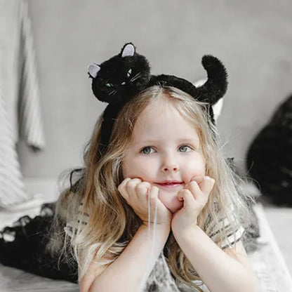 1 Katzen-Haarreif - Black
