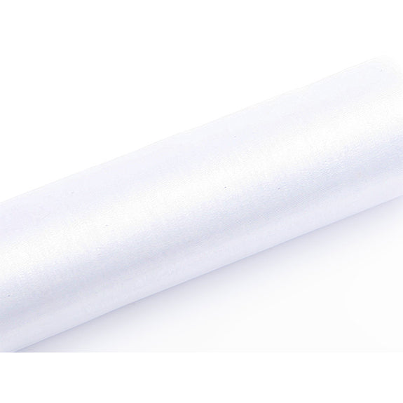 1 Organzastoff - 16cm - Weiß