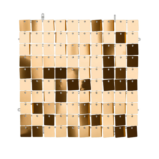 1 Pailetten Hintergrund - 30x30cm - Copper