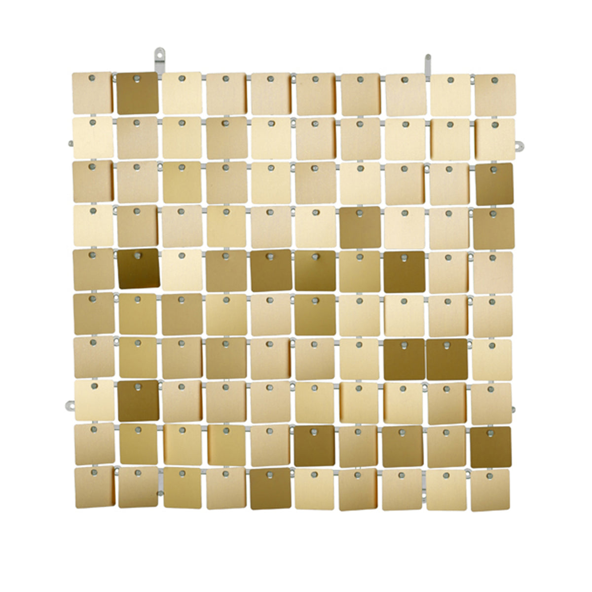 1 Pailetten Hintergrund - 30x30cm - light Gold