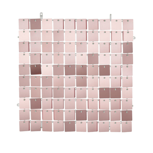 1 Pailetten Hintergrund - 30x30cm - rose Gold