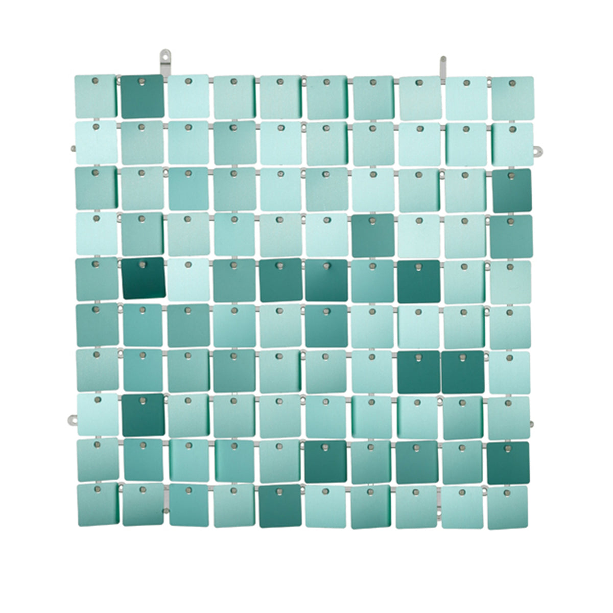 1 Pailetten Hintergrund - 30x30cm - Türkis
