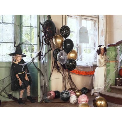 1 Halloween Spinnennetz - Schwartz